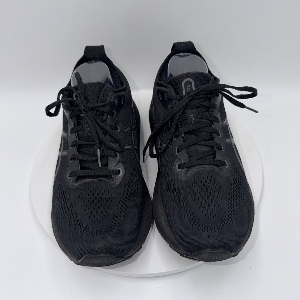 ASICS Gel Kayano 31 Triple Black Athletic Running Sneakers Mens Size 10 Wide - Picture 3 of 8